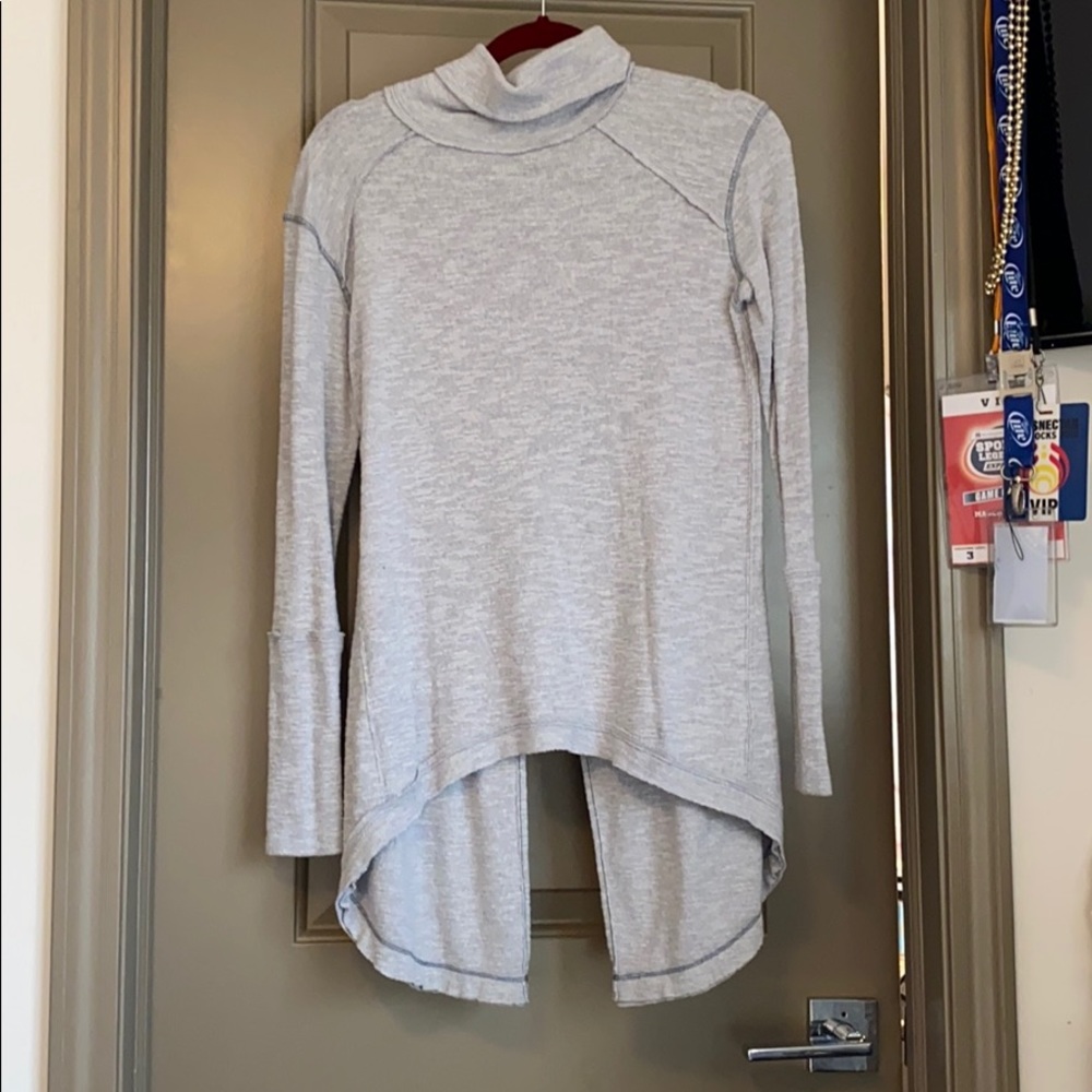 free people split back turtleneck